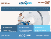 Tablet Screenshot of adcmri.com